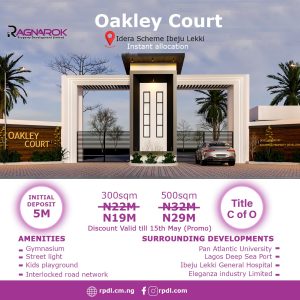 OAKLEY COURT IDERA SCHEME IBEJU LEKKI