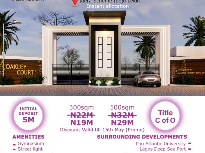 OAKLEY COURT IDERA SCHEME IBEJU LEKKI