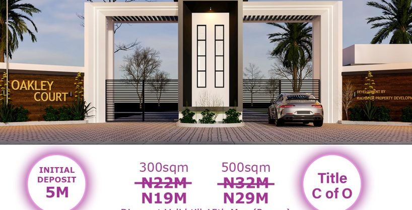 OAKLEY COURT IDERA SCHEME IBEJU LEKKI